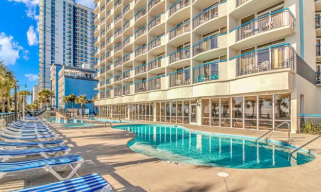 Recently Remodeled Double Queen Condo- Oceanfront Views! Boardwalk 135 Миртл-Бич Экстерьер фото